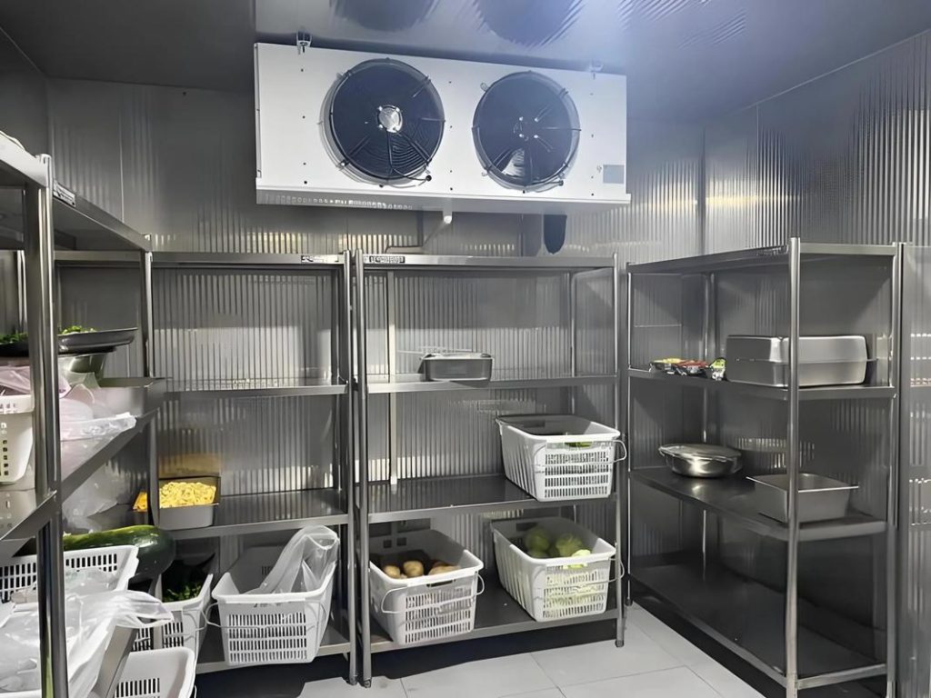 Холодильный склад для свежих продуктов 30 м²