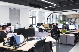 Офисная среда штаб-квартиры Haocool Рабочая зона и офисная обстановка штаб-квартиры Haocool