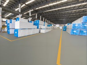 Производственный цех механических теплоизоляционных панелей для холодильных камер