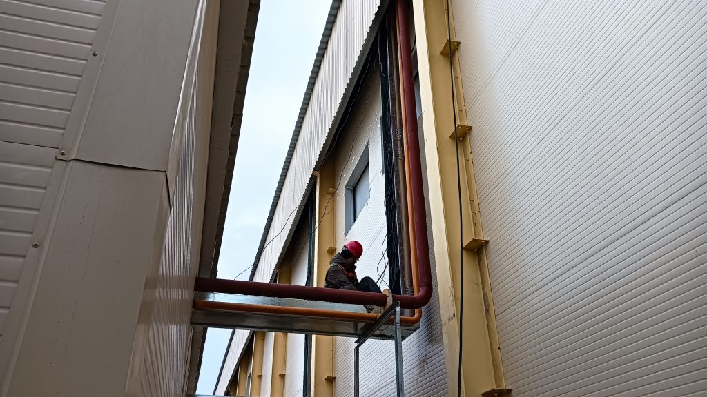 Трубопроводы холодильного склада