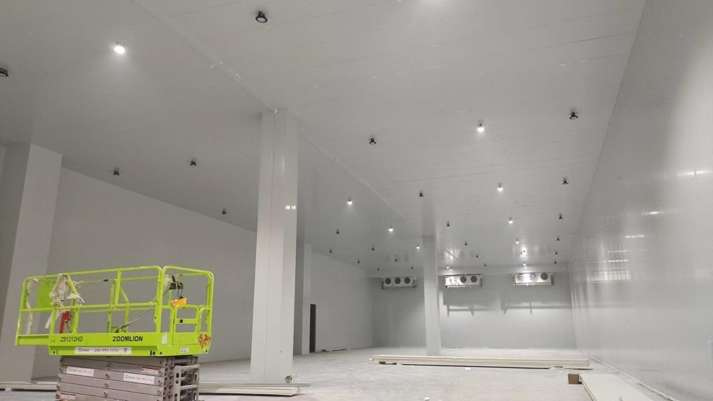 Строительство холодильного склада для пищевой переработки