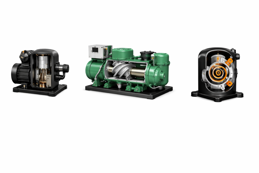 Типы холодильных компрессоров