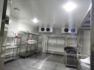 Холодильное помещение ресторана в Киргизии