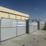 Крупный испарительный конденсатор для холодильного склада